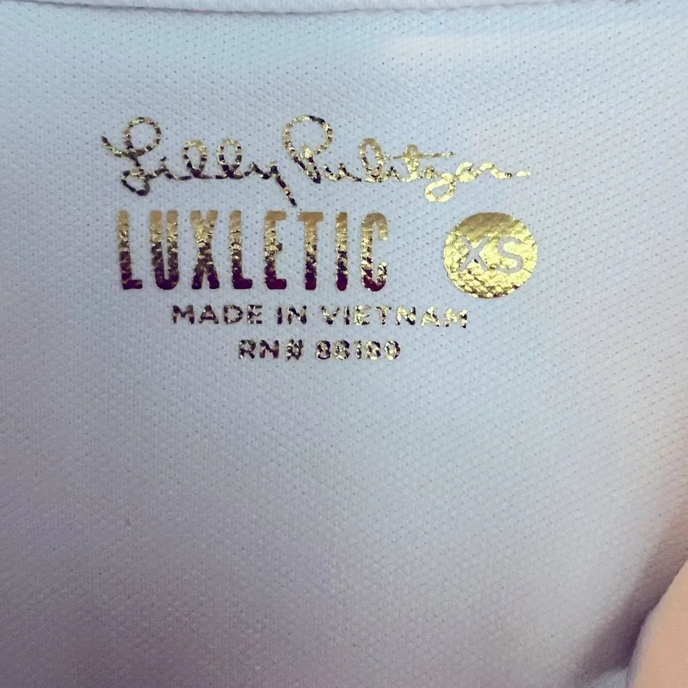 Lilly Pulitzer Luxletic Top S : XS 14.5 inches arm pit to arm pit - Picture 5 of 5
